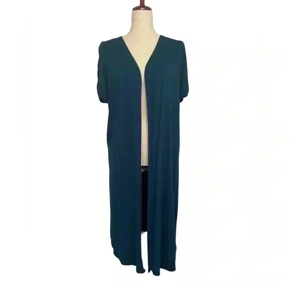 Torrid Blue Duster Cardigan Size Medium 00 - Picture 3 of 12